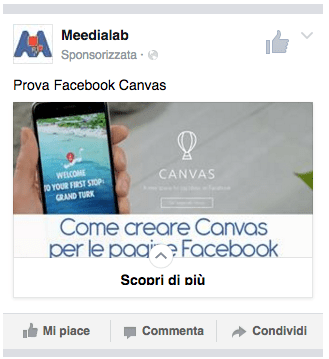 facebook canvas by meedialab