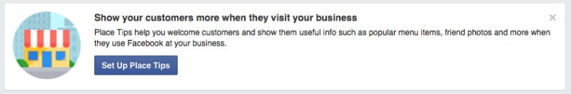 Proximity marketing facebook