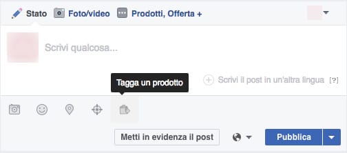 Taggare prodotto vetrina